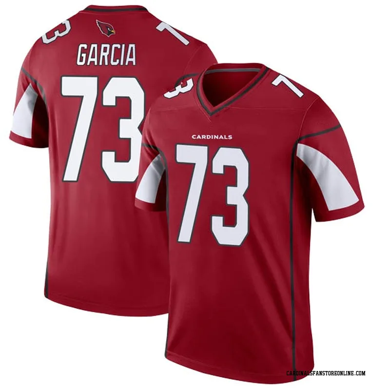 Men's Nike Arizona Cardinals Max Garcia Cardinal Jersey - Legend