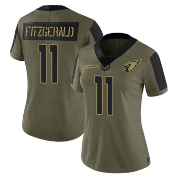 Men's Nike Larry Fitzgerald Camo Arizona Cardinals Salute to Service  Limited Jersey