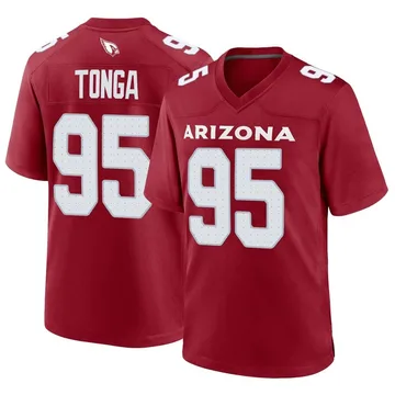 Youth Nike Arizona Cardinals Khyiris Tonga Cardinal Jersey - Game