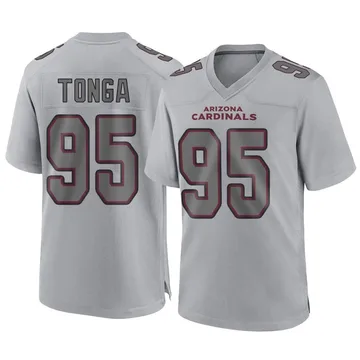 Youth Nike Arizona Cardinals Khyiris Tonga Gray Atmosphere Fashion Jersey - Game