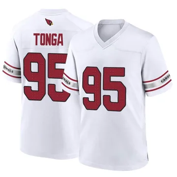 Youth Nike Arizona Cardinals Khyiris Tonga White Jersey - Game